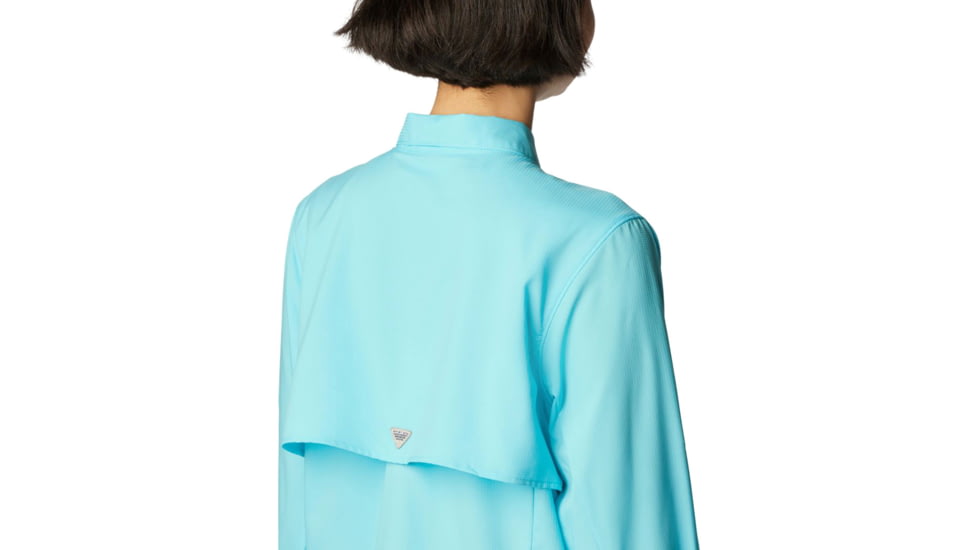 Columbia Tamiami II Long Sleeve Shirt - Womens, Opal Blue, Large, 1275701447Opal BlueL