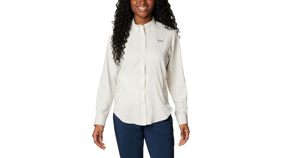 Columbia Tamiami II Long Sleeve Shirt - Women's, Stone, Medium, 1275701022StoneM