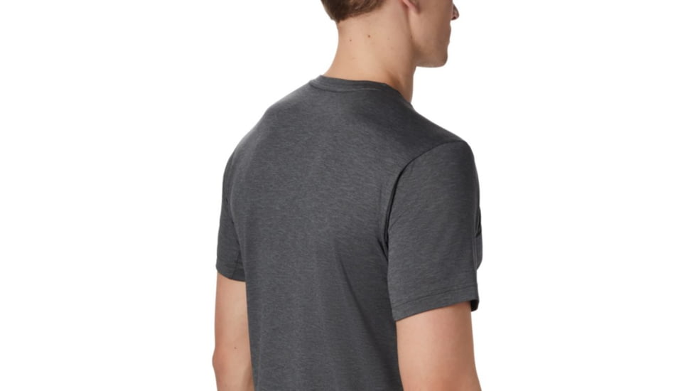 Columbia Tech Trail II V-Neck Shirt - Mens, Shark, Large, 1838521011-L