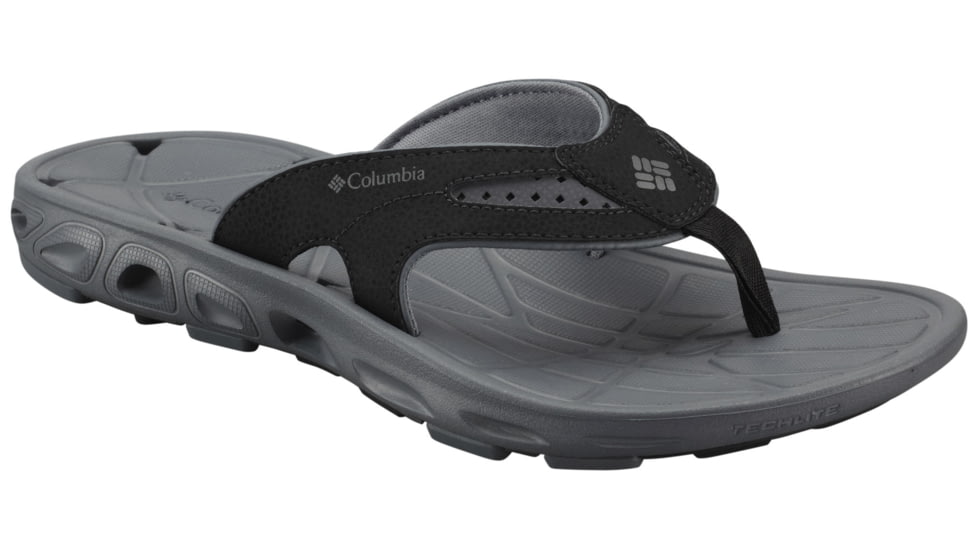 Techsun Vent Flip Sandal - Mens-Black/Charcoal-Medium-8