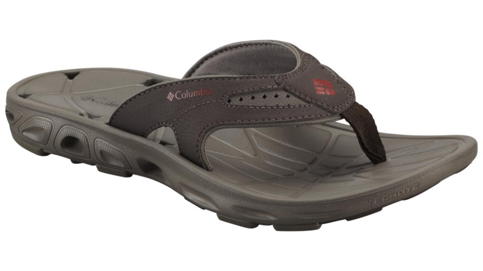Columbia Techsun Vent Flip Sandal - Men's-Cordovan/Gypsy-Medium-12 US