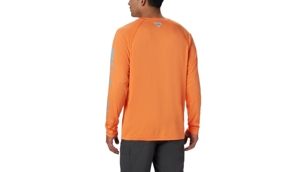 Columbia Terminal Tackle Heather Long Sleeve Shirt - Mens, Solar Heather - Riptide Logo, Large, 1709421823-L