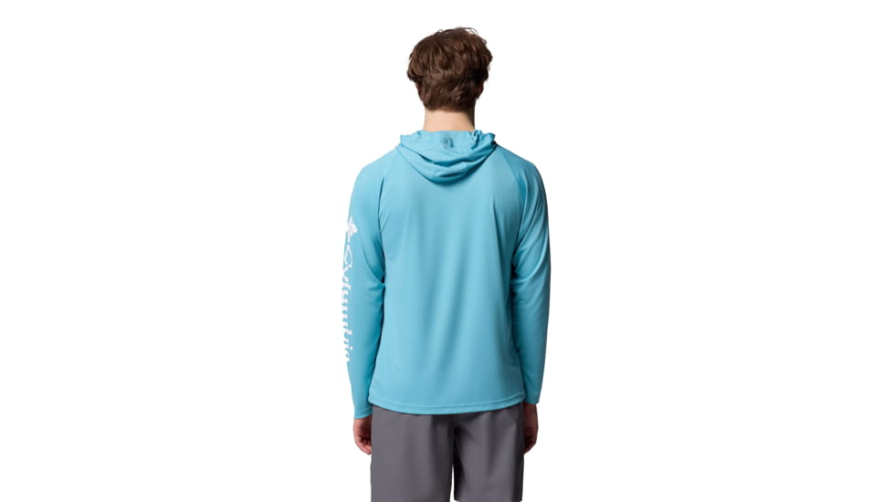 Columbia Terminal Tackle Hoodie - Mens, Vintage Blue/White Logo, Medium, 1536171456-456-M