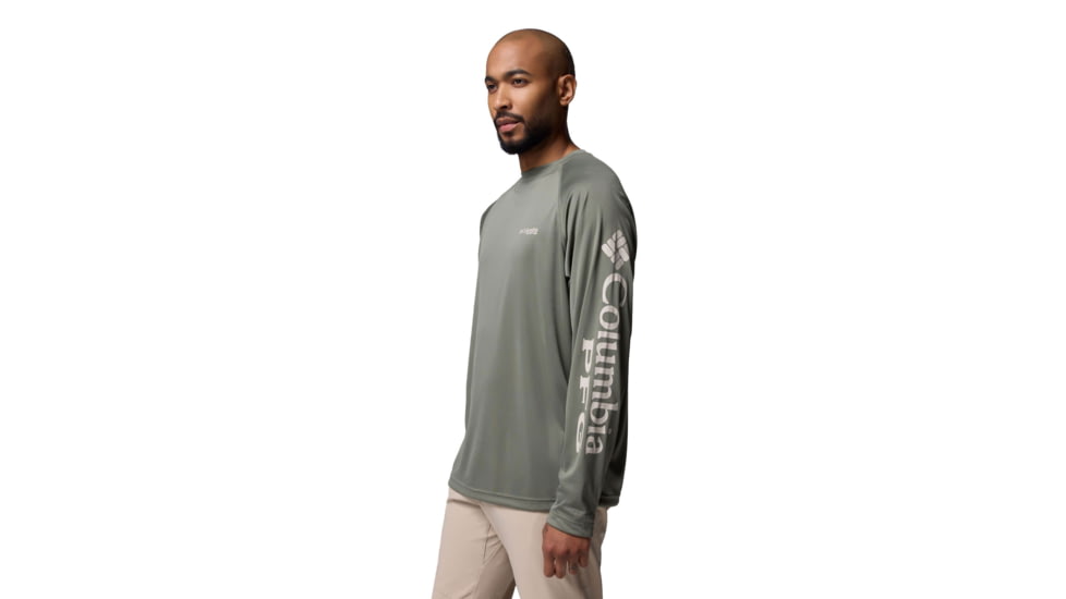 Columbia Terminal Tackle Long Sleeve Shirt - Mens, Cypress/Dark Stone Logo, 2XL, 1388261324-324-XXL