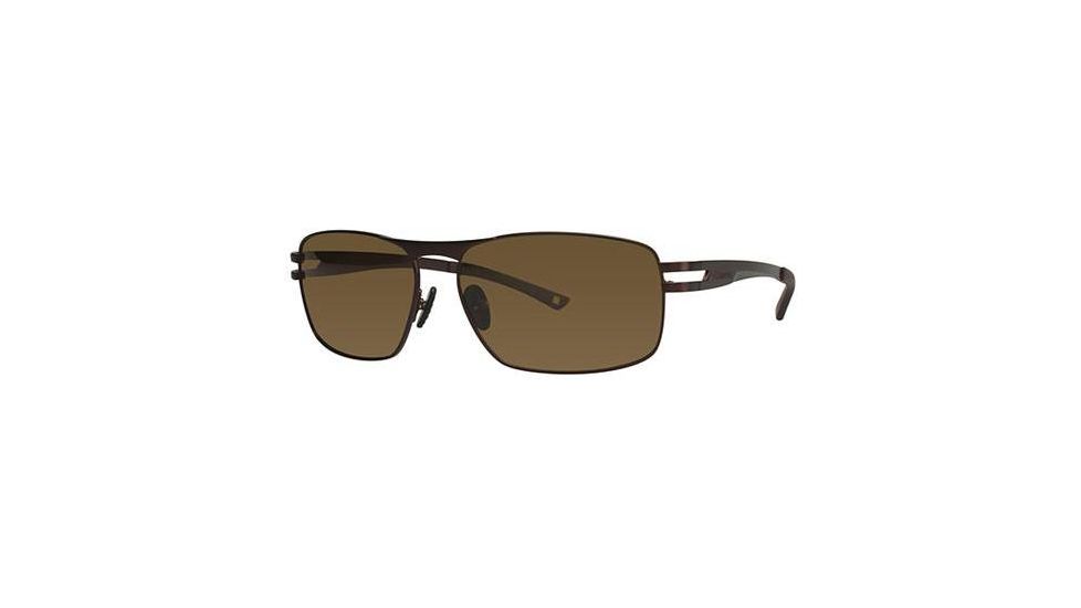 Columbia Thunder Basin Sunglasses - Frame Brown/Meadow Green, Size 60/15mm CBTHUNDERBASINPZ03