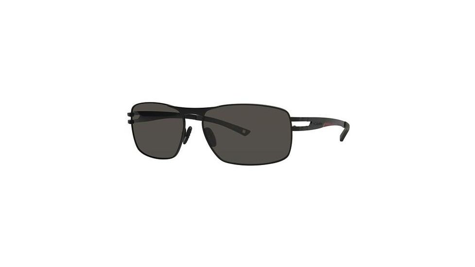 Columbia Thunder Basin Sunglasses - Frame Semi Matte Black/Intense Red, Size 60/15mm CBTHUNDERBASINPZ02
