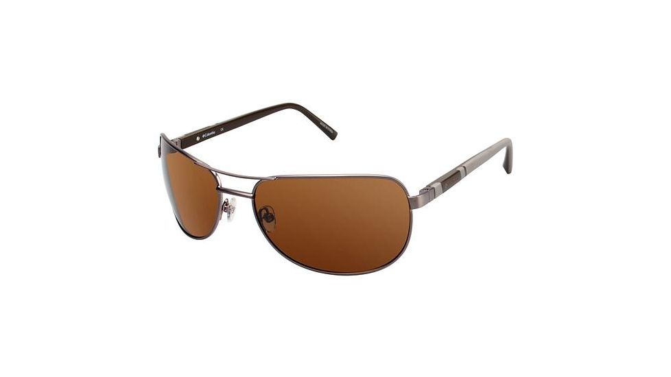 Columbia TIMPANOGAS Sunglasses - Frame MATTE GRAPPA/GRAPPA, Lens Color Brown, Size 63/17mm CBTIMPANOGAS03