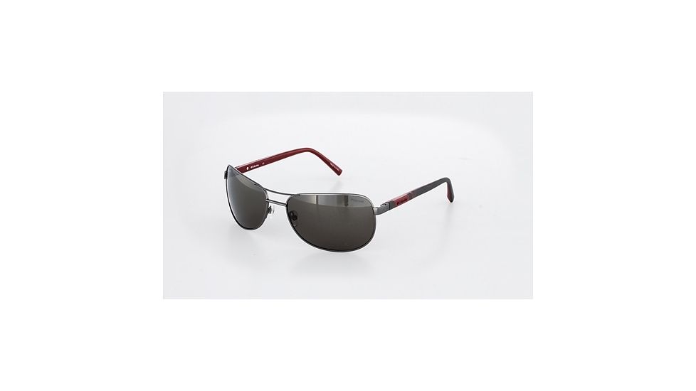 Columbia TIMPANOGAS Sunglasses - Frame MATTE GUN/DARK GREY, Lens Color Smoke, Size 63/17mm CBTIMPANOGAS01
