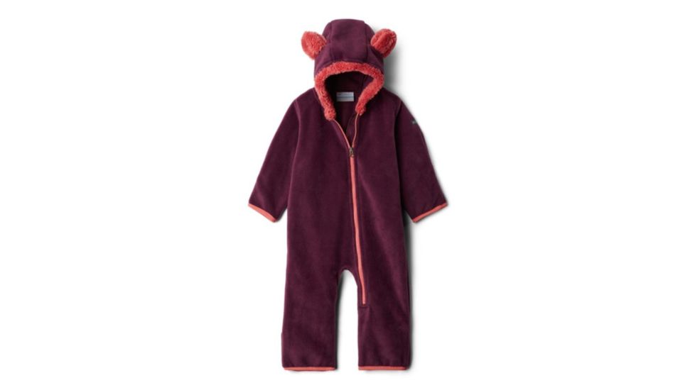 Columbia Tiny Bear II Bunting, Purple Dahlia, Wild Salmon, 18/24, 1523741562-18/24
