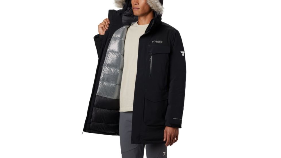 Columbia Titan Pass 780 TurboDown Parka - Mens, Black, Large, 1737301012-L