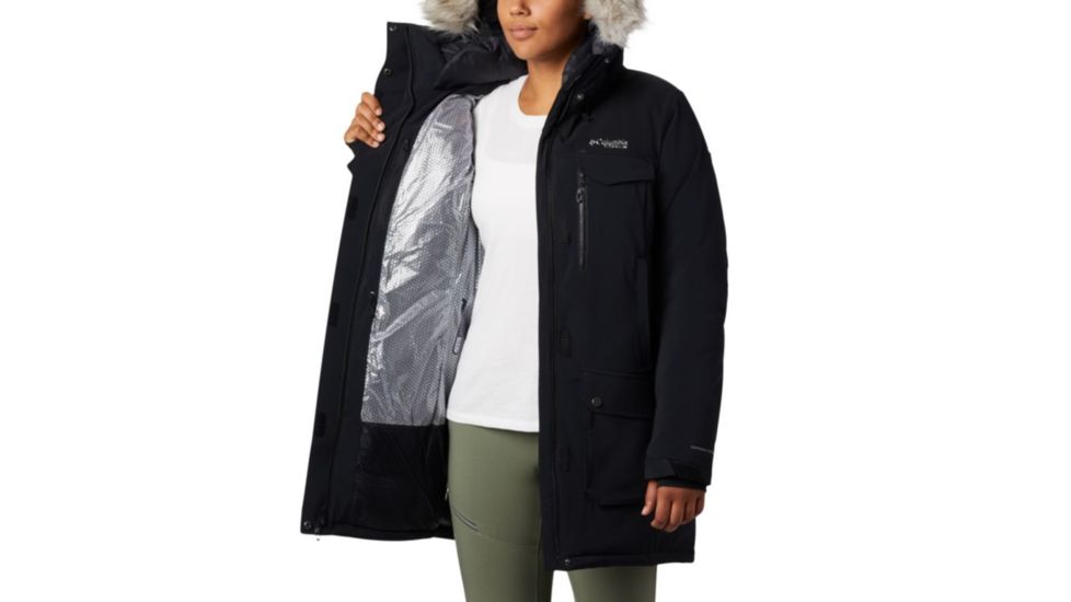 Columbia Titan Pass 780 TurboDown Parka - Womens, Black, Extra Large, 1735591011-XL