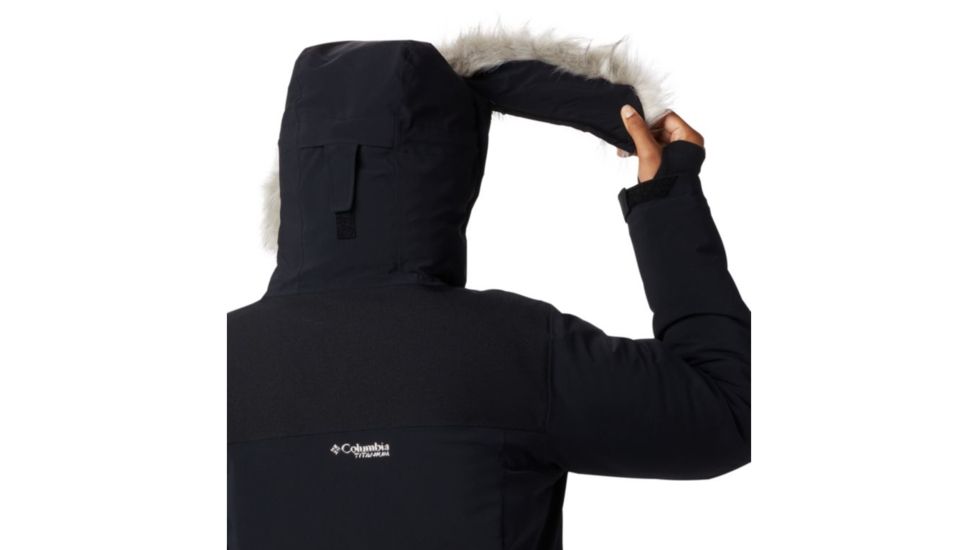 Columbia Titan Pass 780 TurboDown Parka - Womens, Black, Extra Large, 1735591011-XL
