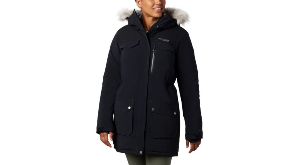 Columbia Titan Pass 780 TurboDown Parka - Womens, Black, Extra Large, 1735591011-XL