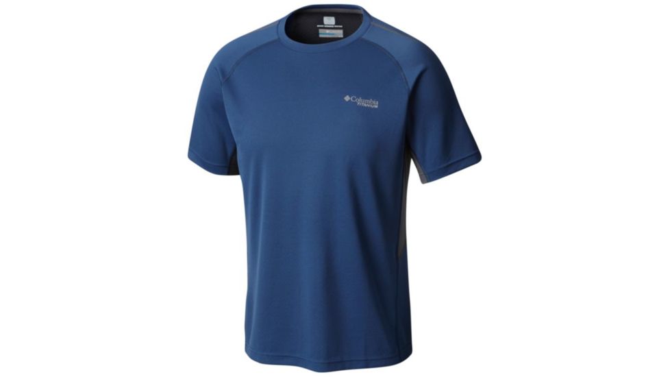 Columbia Titan Trail Short Sleeve Shirt - Mens, Carbon, Graphite, M 1768611469M