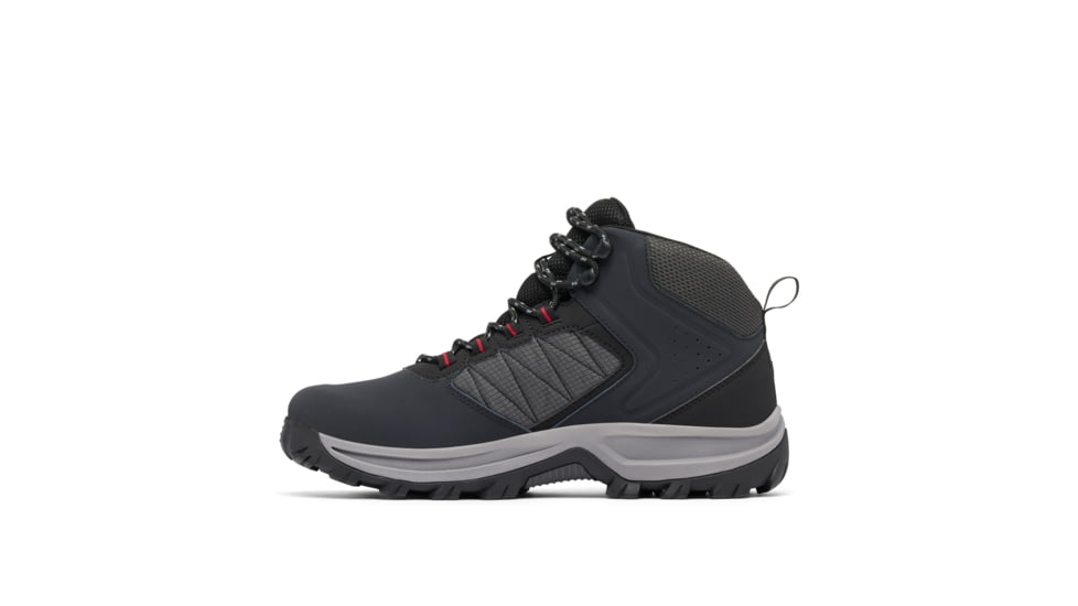 Columbia Transverse Hike Waterproof Shoes - Mens, Black/Mountain Red, 12, 2067401-010-12
