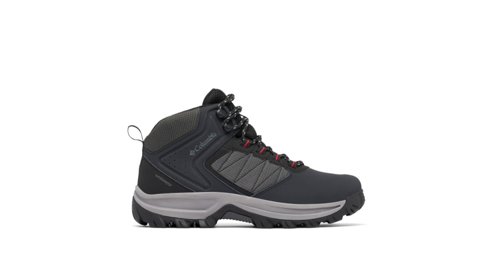 Columbia Transverse Hike Waterproof Shoes - Mens, Black/Mountain Red, 12, 2067401-010-12