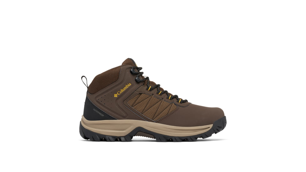 Columbia Transverse Hike Waterproof Shoes - Mens, Cordovan/Golden Yellow, 9.5, 2067401-231-9.5