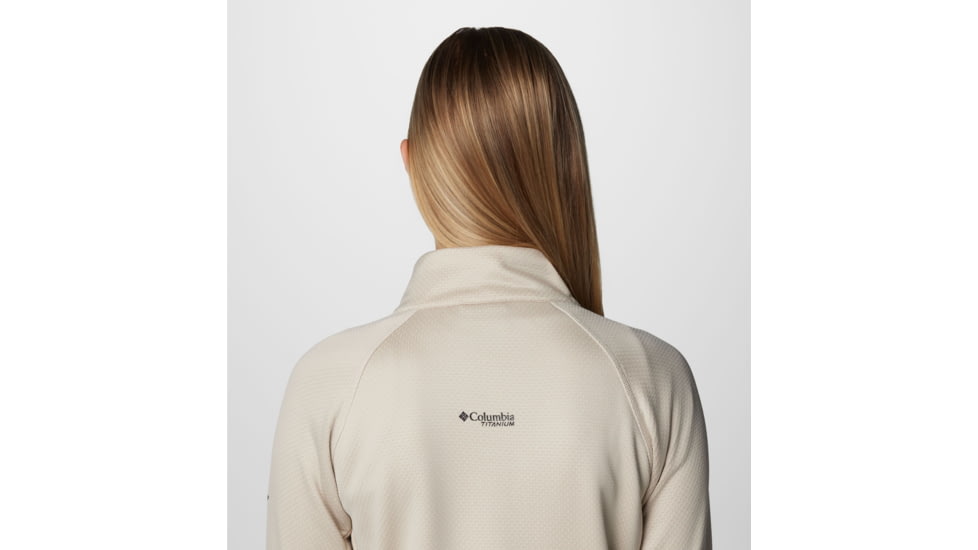 Columbia Triple Canyon Grid Fleece FZ Jacket - Womens, Dark Stone Heather/Black, Medium, 2085191278-M