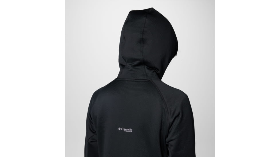 Columbia Triple Canyon Grid Fleece Hooded FZ Jacket - Womens, Black, Large, 2085181010-L