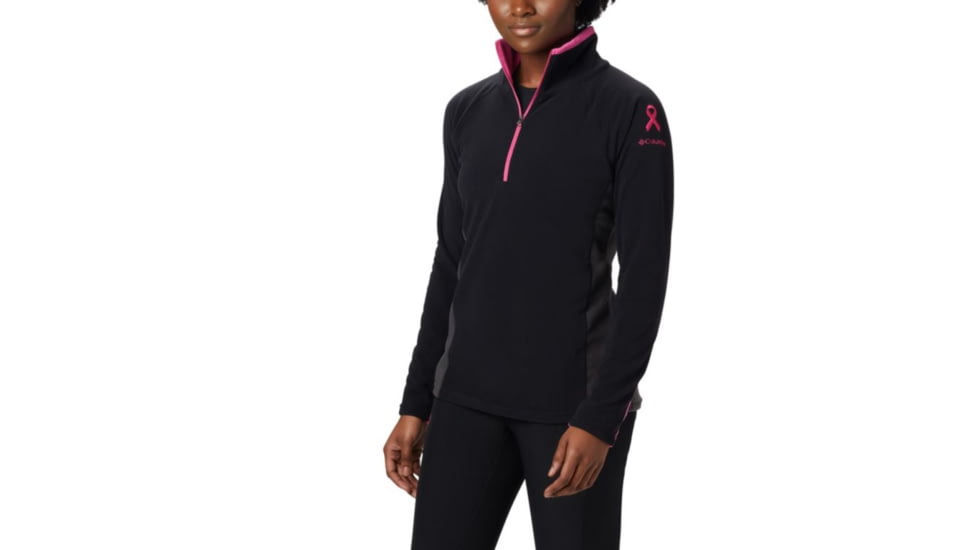Columbia TTIP Glacial 1/2 Zip, Black, Shark, Extra Small - Womens, 1804991010-XS