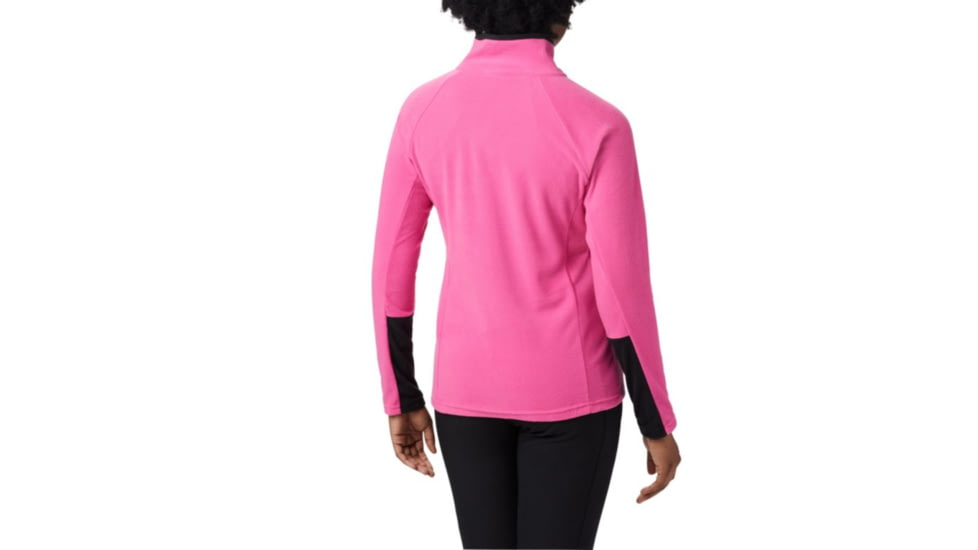 Columbia TTIP Glacial 1/2 Zip, Pink Ice, Black, Extra Small - Womens, 1804991695-XS