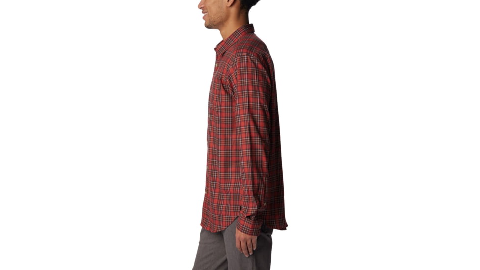 Columbia Vapor Ridge III Long Sleeve Shirt - Mens, Warp Red Plaid Gradient, Extra Large, 1552071849WrpRdPldGdtXL