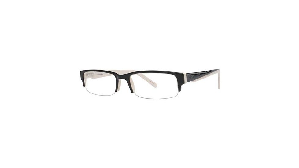 Columbia Vasquez Eyeglass Frames - Frame Black/Cream, Size 54/18mm CBVASQUEZ01