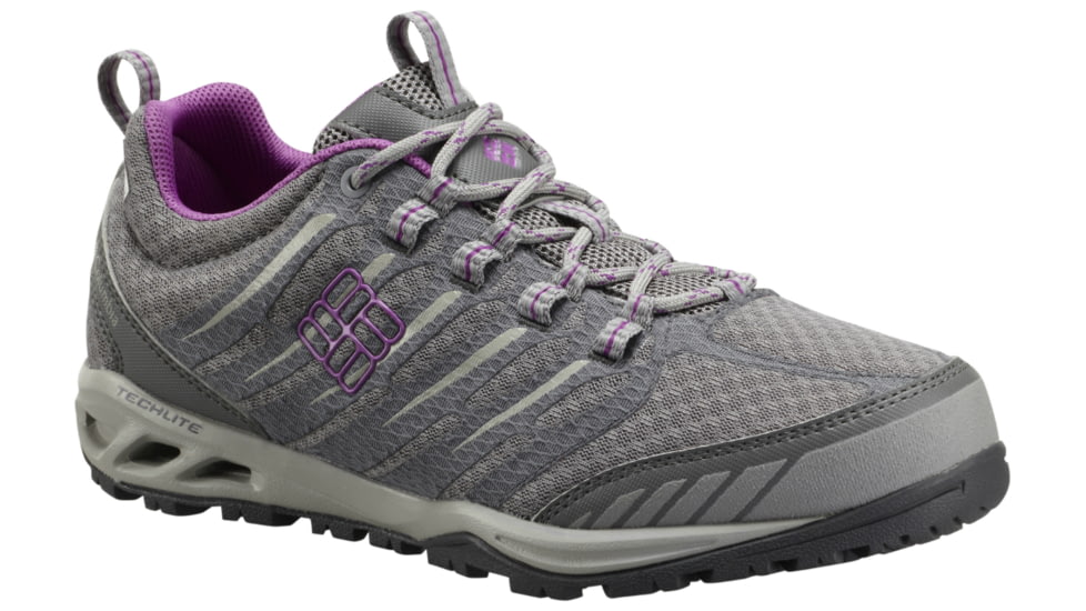 Ventrailia Razor OutDry Hiking Shoe - Womens-Light Grey/Razzle-Medium-9