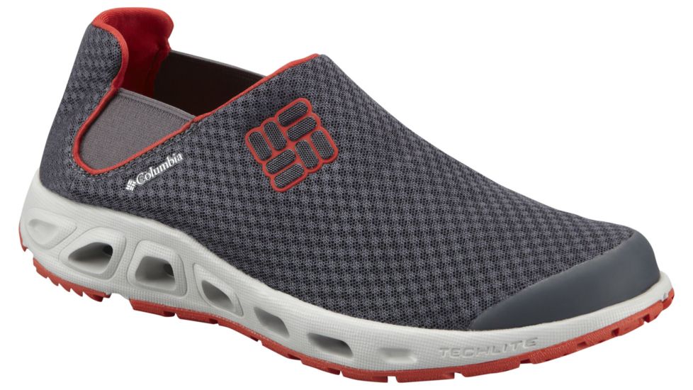 Columbia Ventslip Water Shoe - Men's-Charcoal/Spicy-Medium-13 US