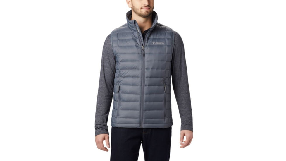 Columbia Voodoo Falls 590 TurboDown Vest, Graphite, 2XL - Mens, 1698351053-XXL