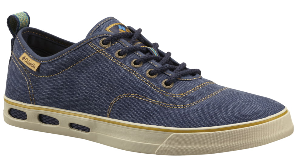 Columbia Vulc N Vent Lace Casual Shoe - Men's-Nocturnal/Banana-Medium-11