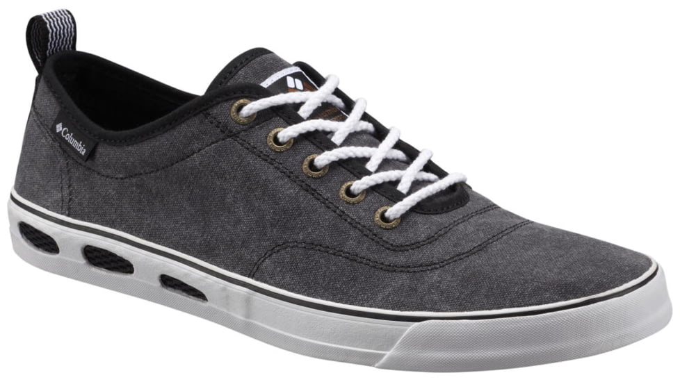 Columbia Vulc N Vent Lace Casual Shoe - Mens-Black/White-Medium-10 US