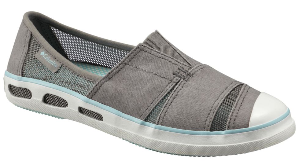 Vulc N Vent Slip 2 Casual Shoe - Womens-Light Grey-Medium-9