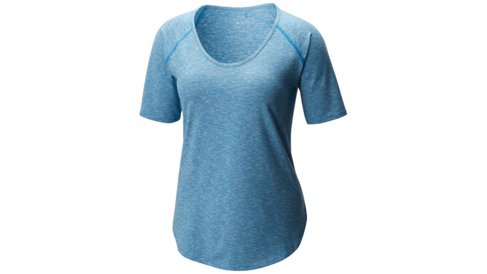 Columbia Wander More Short Sleeve Tee - Womens, Dark Cyan Heather, L 1789661455L