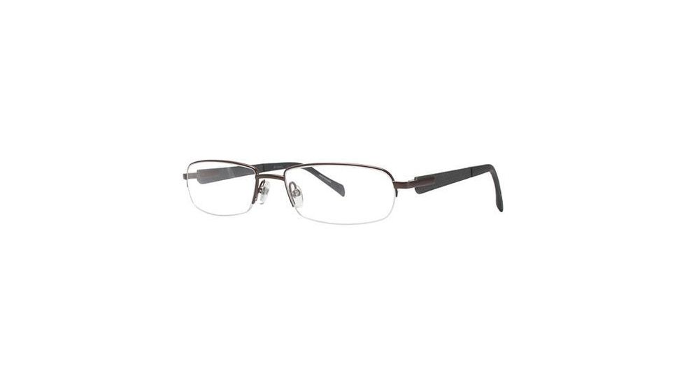 Columbia Wasatch Single Vision Prescription Eyeglasses - Frame Semi Matte Brown CBWASATCH02
