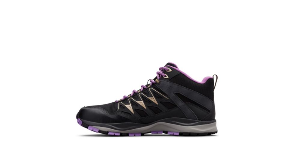 Columbia Wayfinder Mid Outdry Hiking Boots - Womens, Black, Warm Gold, Medium, 7, 1827071012-7