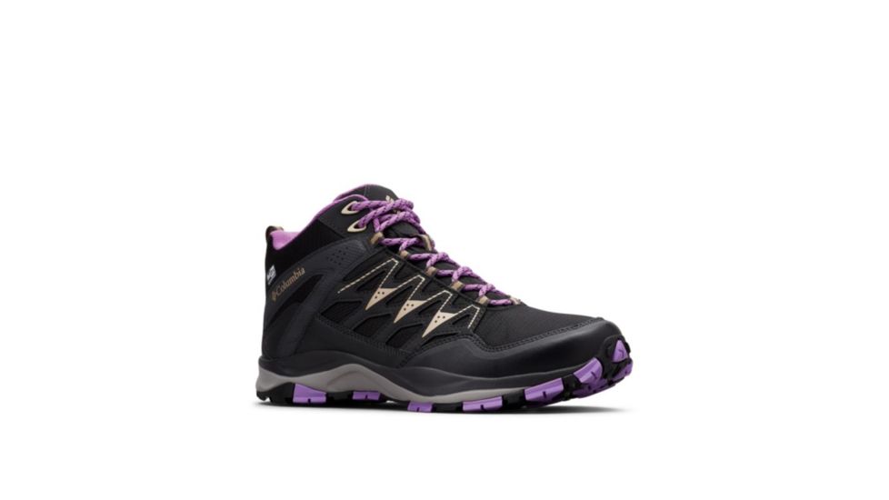 Columbia Wayfinder Mid Outdry Hiking Boots - Womens, Black, Warm Gold, Medium, 7, 1827071012-7
