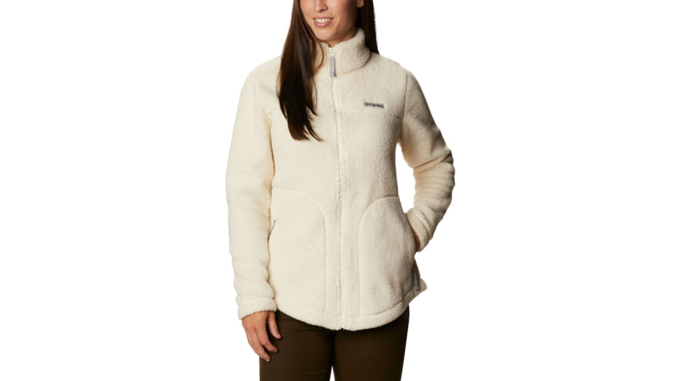 Columbia West Bend Full Zip Fleece Jacket - Womens, Chalk, Extra Small, 1939901191ChalkXS