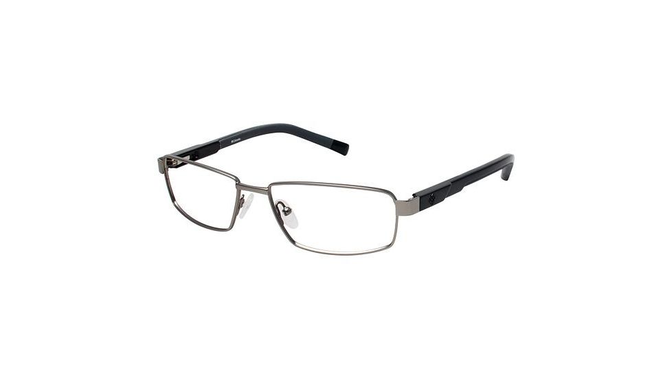 Columbia Weston Peak Eyeglass Frames - Frame Gunmetal/Black, Size 55/16mm CBWESTONPK01