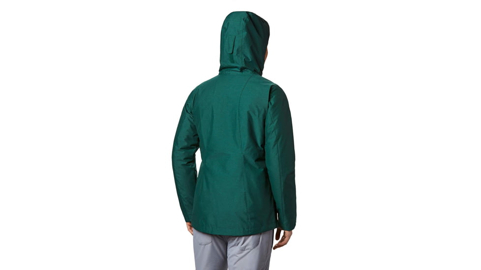 Columbia Whirlibird III Interchange Jacket, Dark Ivy Crossdye, XL - Womens, 1801151398-XL