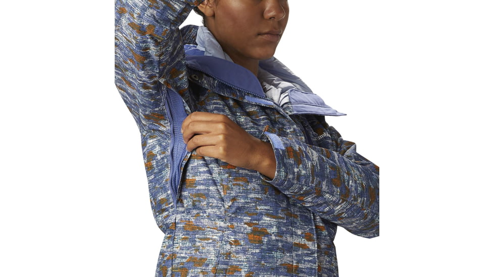 Columbia Whirlibird III Interchange Jacket, Faded Sky Camo Print, XL - Womens, 1801151467-XL