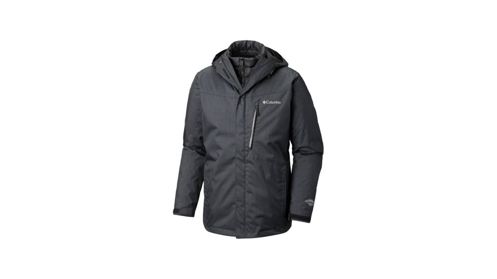 Columbia Whirlibird III Interchange Jacket - Mens, Black Melange, Large, 1800471011-L