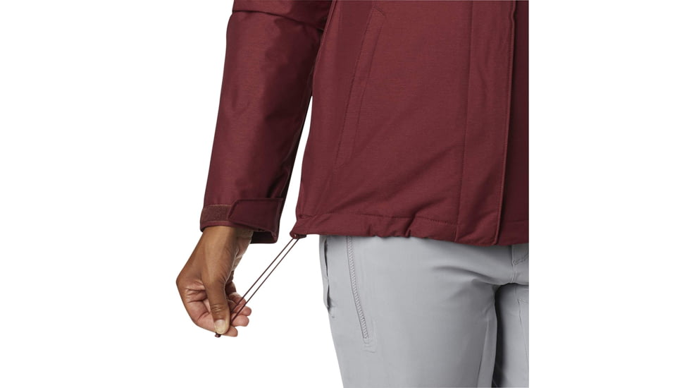 Columbia Whirlibird III Interchange Jacket, Rich Wine Crossdye, Extra Small - Womens, 1801151624-XS