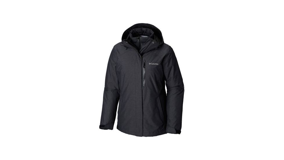 Columbia Whirlibird III Interchange Jacket - Womens, Black Crossdye, Large, 1801151010-L