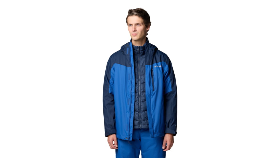 Columbia Whirlibird V Interchange Jacket - Mens, Mountain Blue/Collegiate Navy, Extra Large, 2090281-433-XL