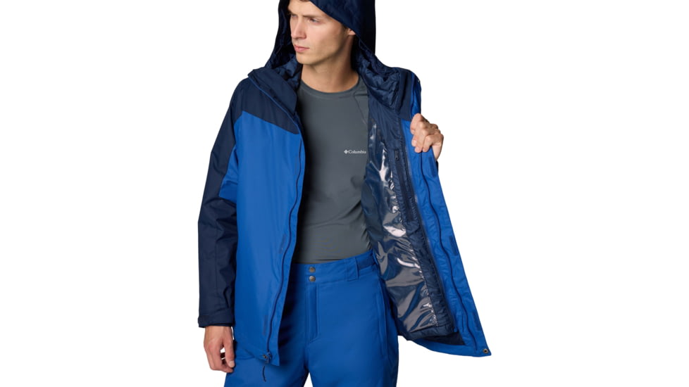 Columbia Whirlibird V Interchange Jacket - Mens, Mountain Blue/Collegiate Navy, Extra Large, 2090281-433-XL