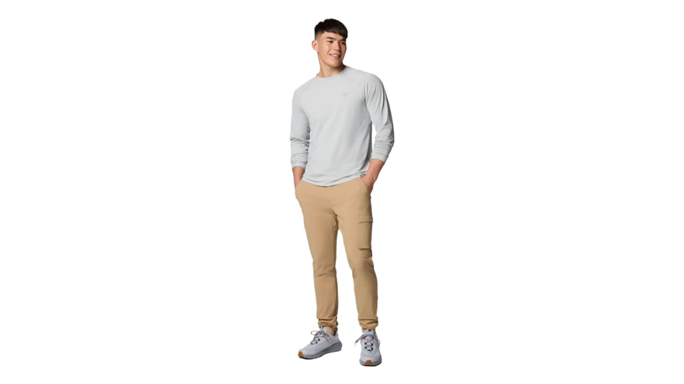 Columbia Wild Cast Sun Shirt - Mens, Cool Grey, Extra Large, 2120841019-019-XL
