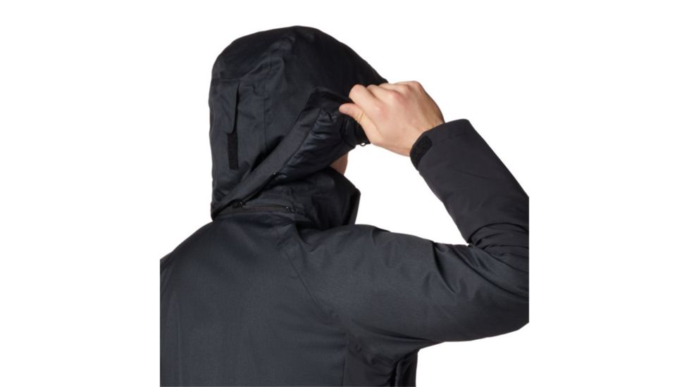 Columbia Wildside Jacket, Black, Charcoal Heather, 2XL - Mens, 1798682010-XXL