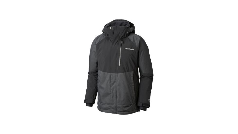 Columbia Wildside Jacket - Mens, Black/Charcoal Heather, Medium, 1798682010-M