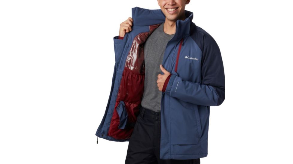 Columbia Wildside Jacket - Mens, Dark Mountain, Collegiate Navy Heather, Small, 1798682479-S